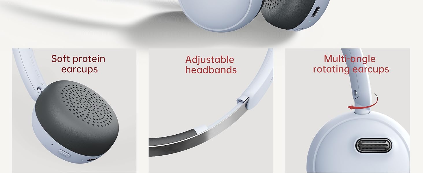 Retro Bluetooth Headphones, Hybrid Activ... 14 Fingertime retro headphones