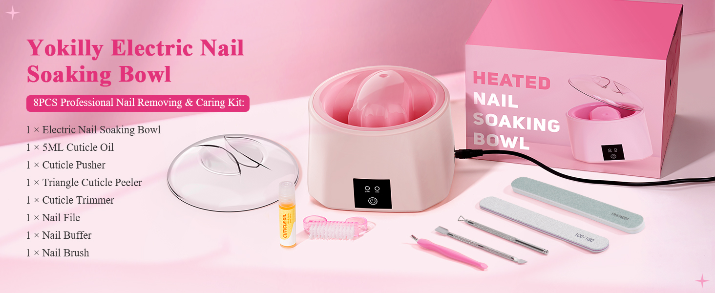 Electric Nail Soak Off Bowl for Manicure