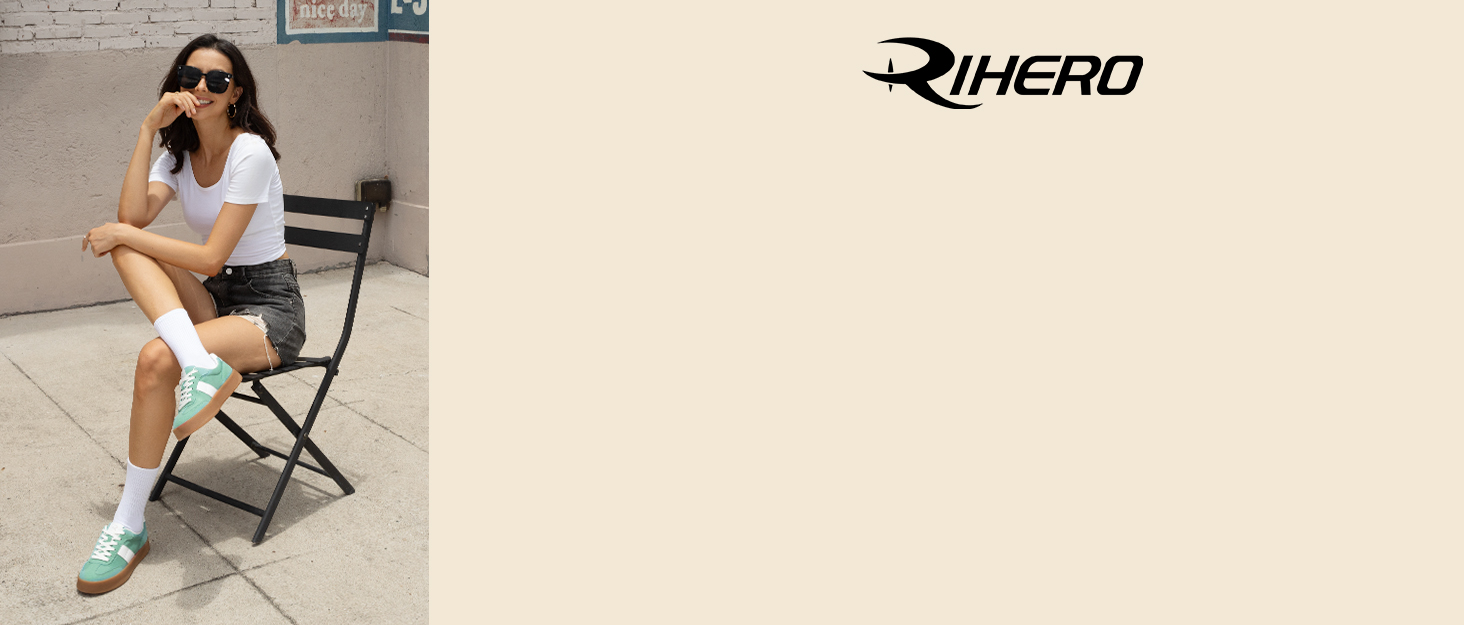 Platform Sneakers for Women Comfortable Fashion Retro Sneakers Casual Non-Slip Tennis Walking Shoes