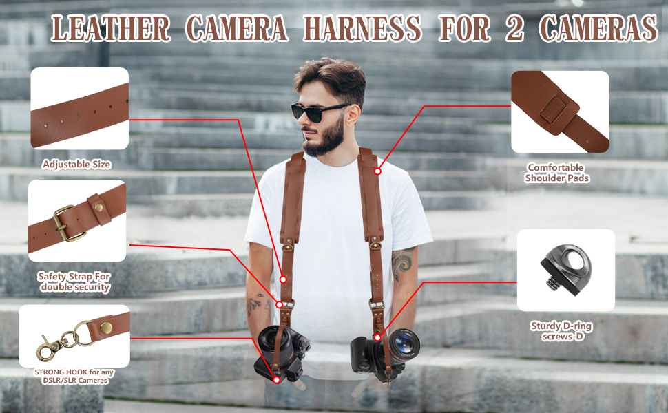 dual camera harness