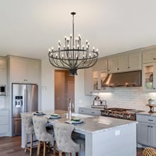 dining room chandelier light fixtures over table