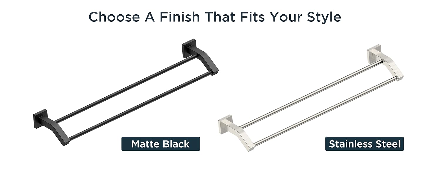 towel bar for bathroom wall