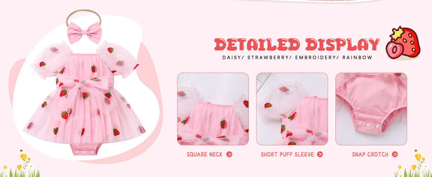 Baby Girl First Birthday Outfit