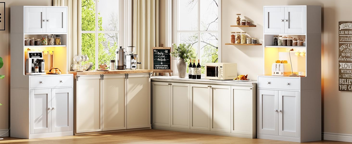 white pantry cabinet