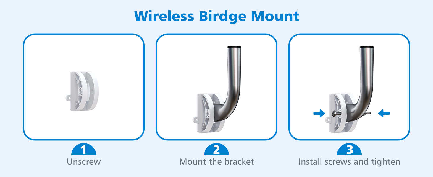 2Pack Wireless Bridge Bracket Mount, Adalov Universal
