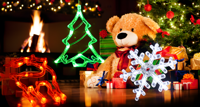 Christmas window lights