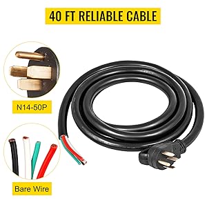 50 amp generator power cord