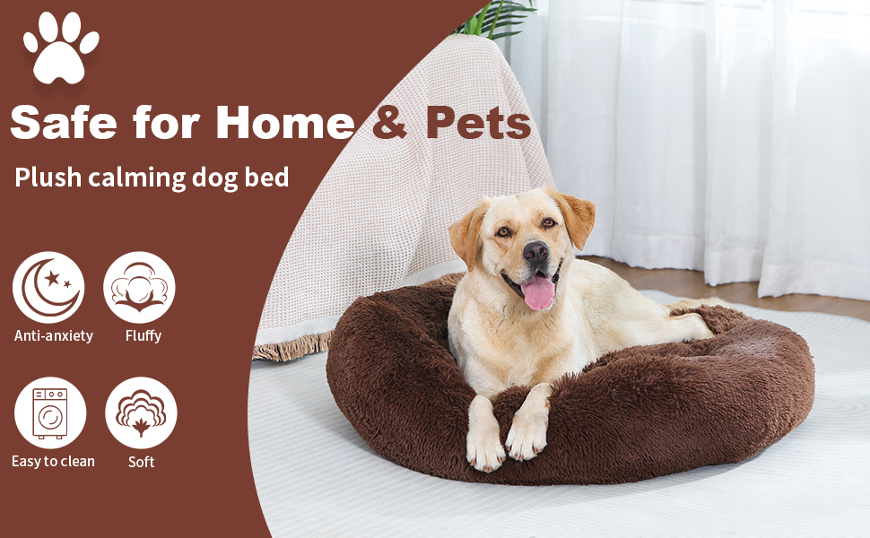 fluffy dog bed