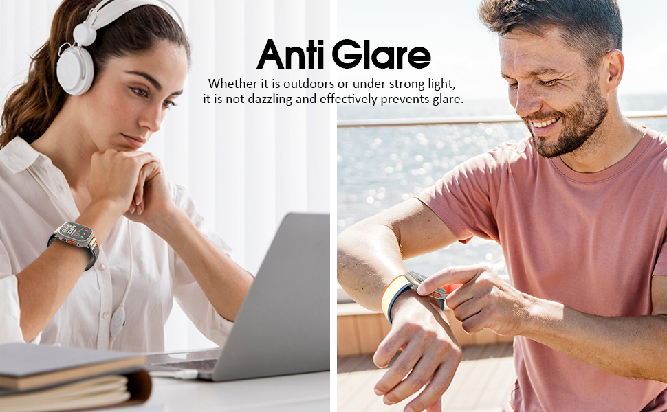 Ambison 2Pack Matte Glass Screen Protector designed for