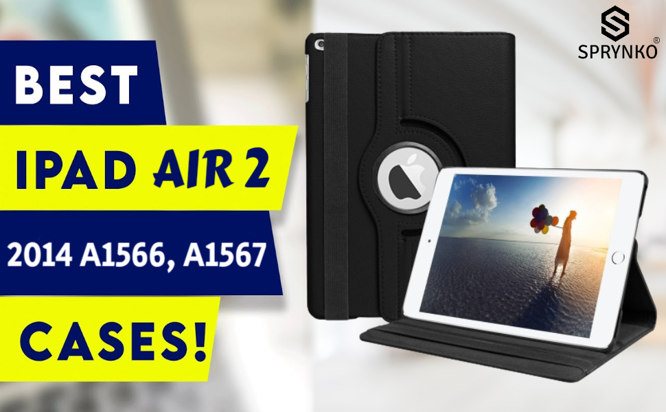 SPRYNKO® 360 Degree Rotating PU Leather Smart Auto Sleep Wake Case