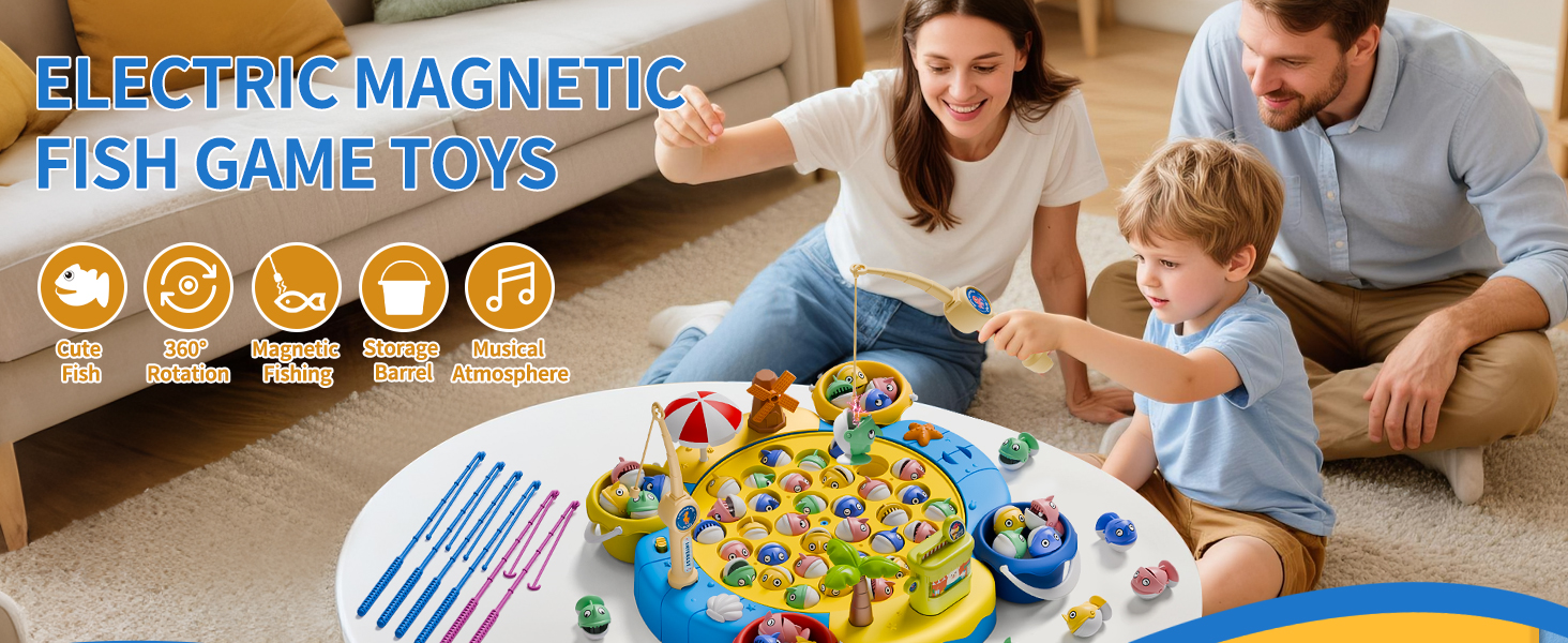 Magnetic Fishing Game for Kids