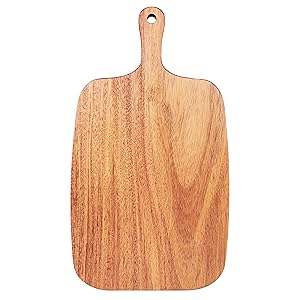 wood cutting board with handle