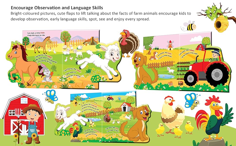 Lift the Flap Book At the Farm