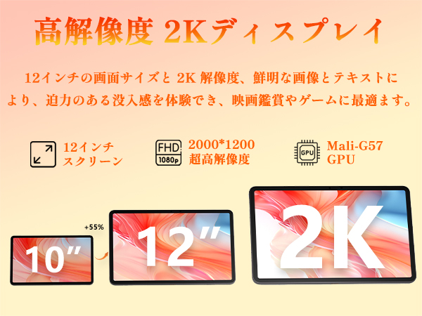 Amazon.co.jp: 【タブレット 12インチ wi-fiモデル】Android 14