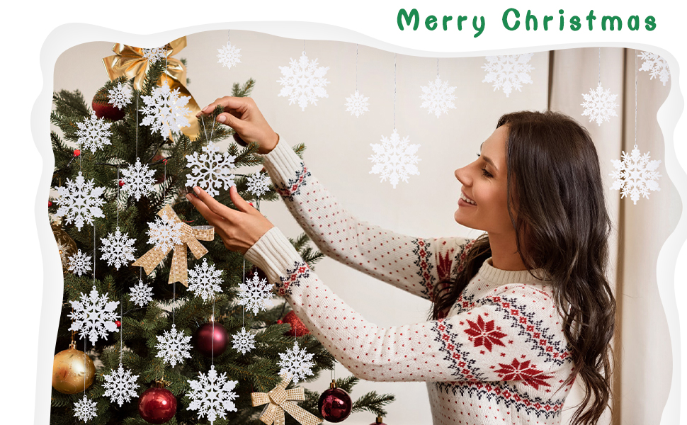 glitter snowflake ornament