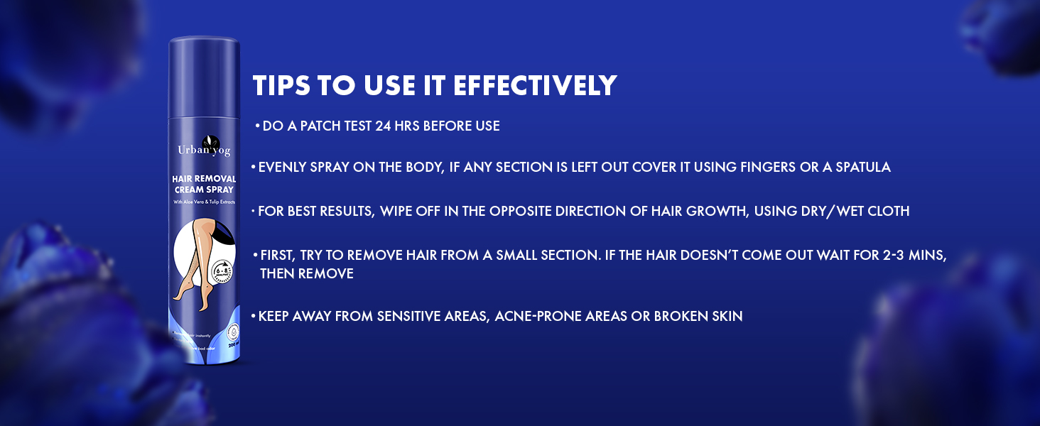 Buy Urban Yog Hair Removal Cream Spray for Women (200 ML * 5 Units