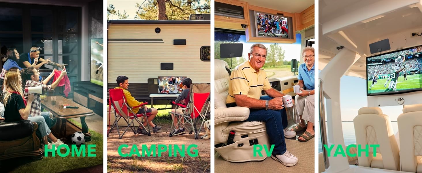 Novawave G2 TV Antenna Indoor HighPowered HD TV Antenna Up to 30