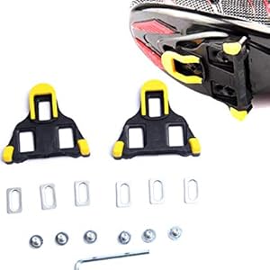 the cleats are compatible with SPD SL cleats clips pedals