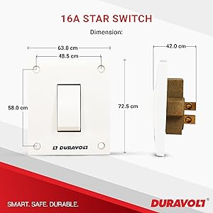 STAR SWITCH DIMENSION 16A
