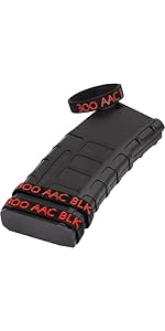 300BLK 300blackout ベルトリンク 10連 Amazon.com : Ideagle 300 Blackout Magazine Marking Bands