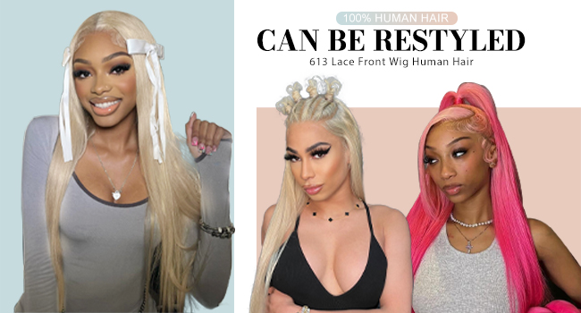 blonde wig human hair 613 wig