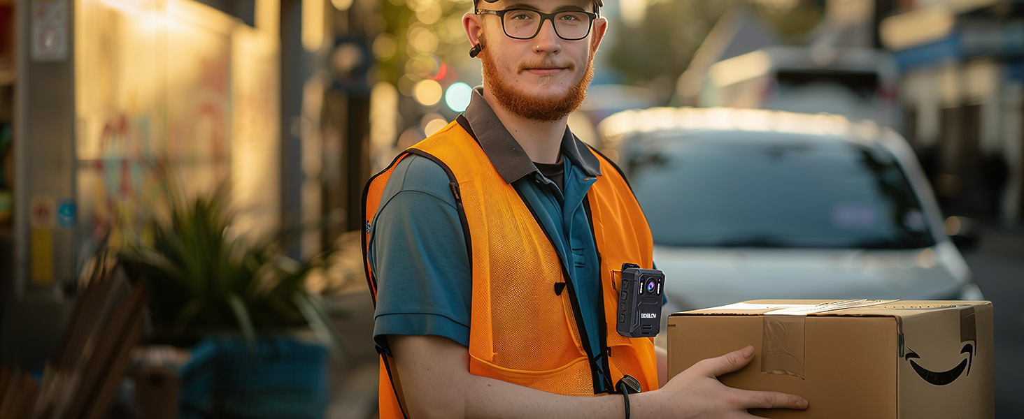 KJ23Pro Body camera for delivery jobs