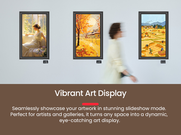 Vibrant Art Display