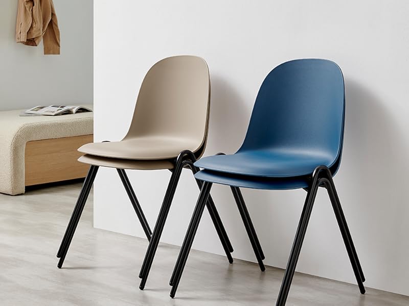 Amazon.com - Xdeco Contemporary Minimalist Stackable Plastic