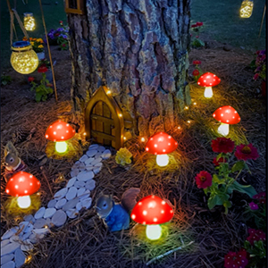 yard red decor