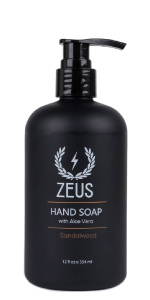zeus hand soap