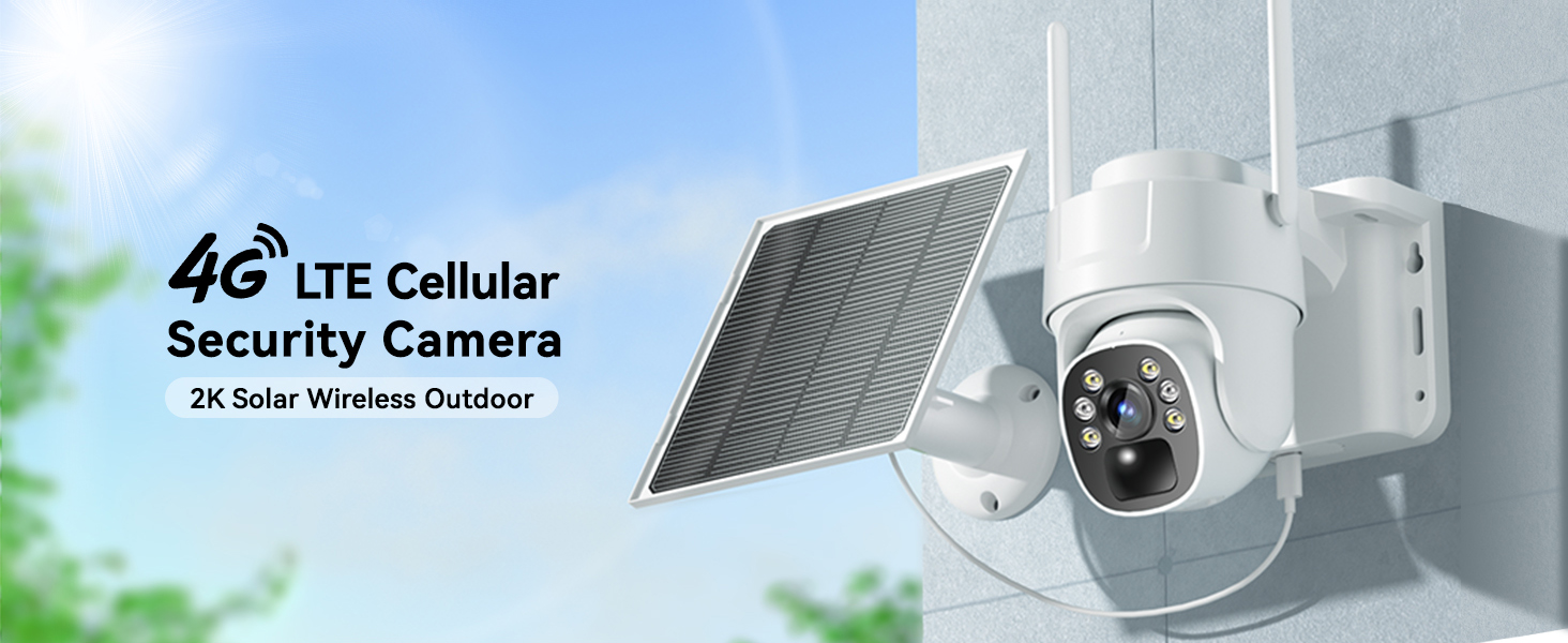 4g lte cellular security camera
