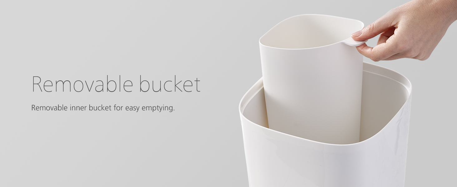 Joseph Joseph Bathroom Split Waste Separation and Recycling bin