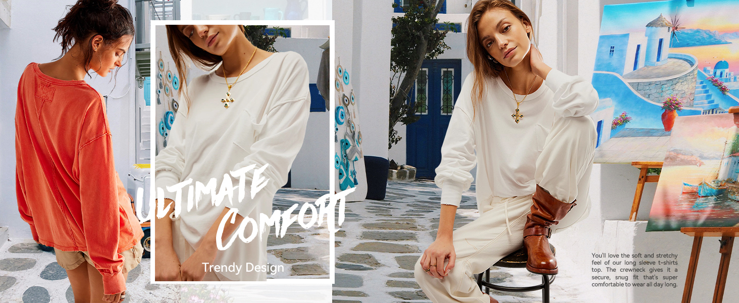 Womens Long Sleeve T Shirts