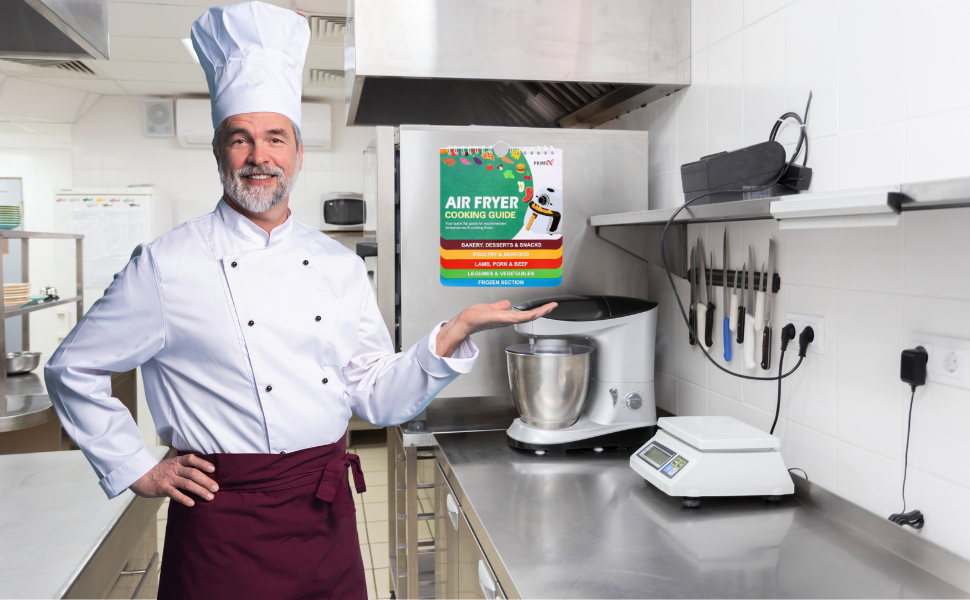 Chef Holding AIR FRYER COOKBOOK