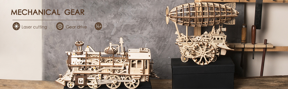 Title 8, ROBOTIME ROKR LK702 Quebra-cabeça 3D de Veículo...