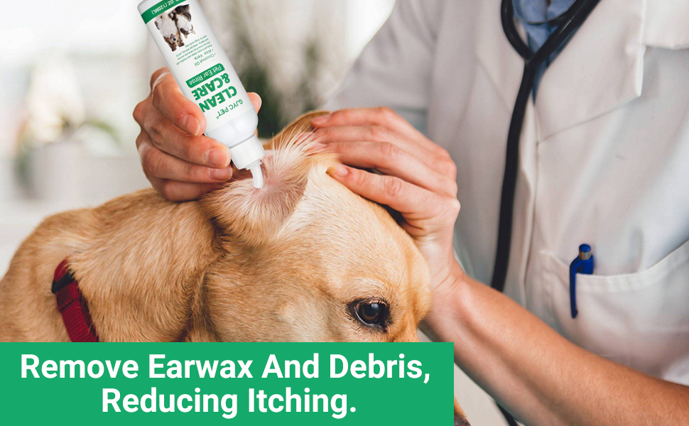 Dog Ear Rinse, Dog Ear Drops Stop Ear Infections and