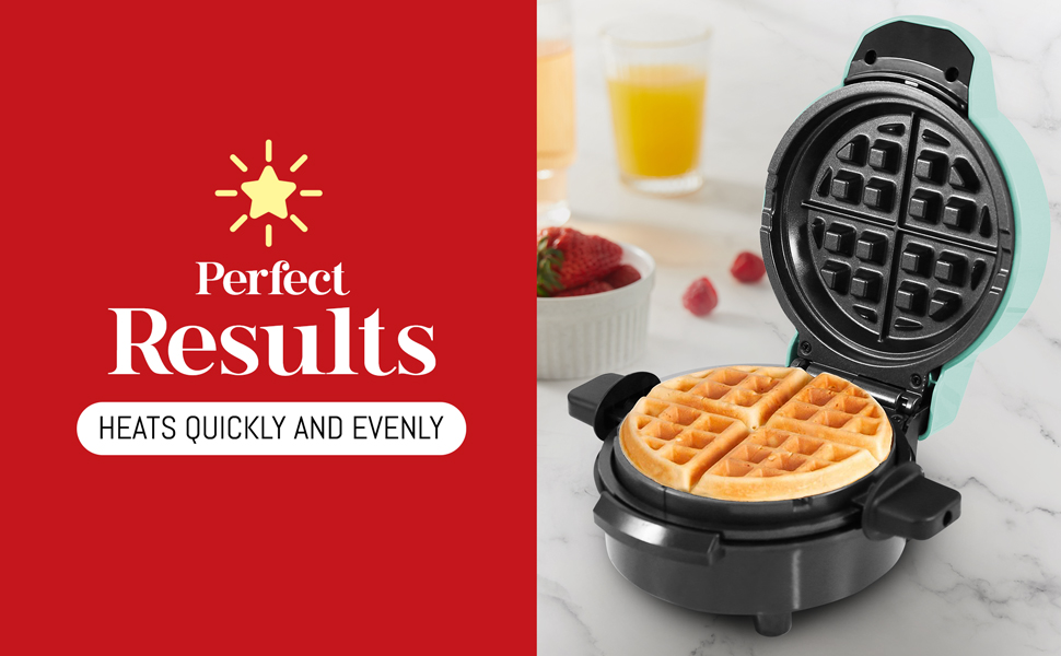 Elite Gourmet EWM380M Nonstick Fluffy Stuffed Waffle Maker, 1.5Inch