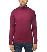X RAY Mock Turtleneck & Mock Neck Sweater for Men, Slim Fit Pullover with Roll Collar (Regular an...