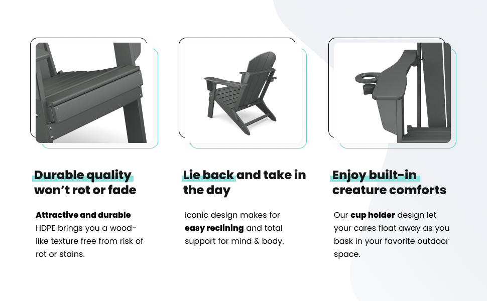 Adirondack Chair Grey
