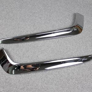 RQING for Honda Civic 10th 2016 2017 2018 Chrome Front Fog Light Cover Trims