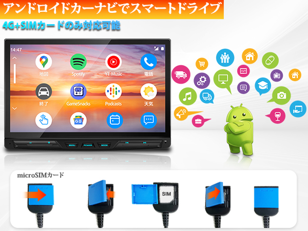kasuvar 1DIN アンドロイド ナビ 10インチ 【KAR10A】 kasuvar 1DIN アンドロイド ナビ 10インチ 【KAR10A】 Amazon
