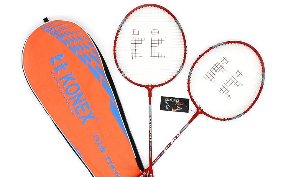 Buy KK KONEX CLUB SERIES PAIR LIGHT WEIGHT RACKET WITH FREE FULL