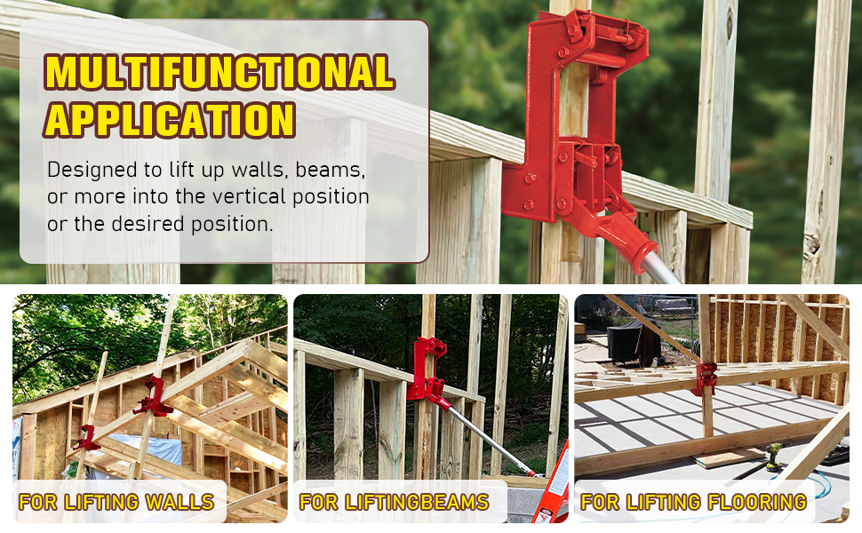 Sebupar Wall Jack, Portable Wall Jacks for Framing, Use