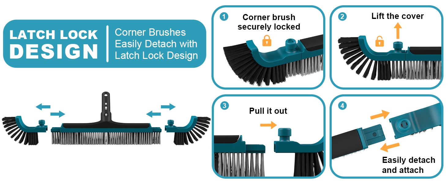 pool wall brush