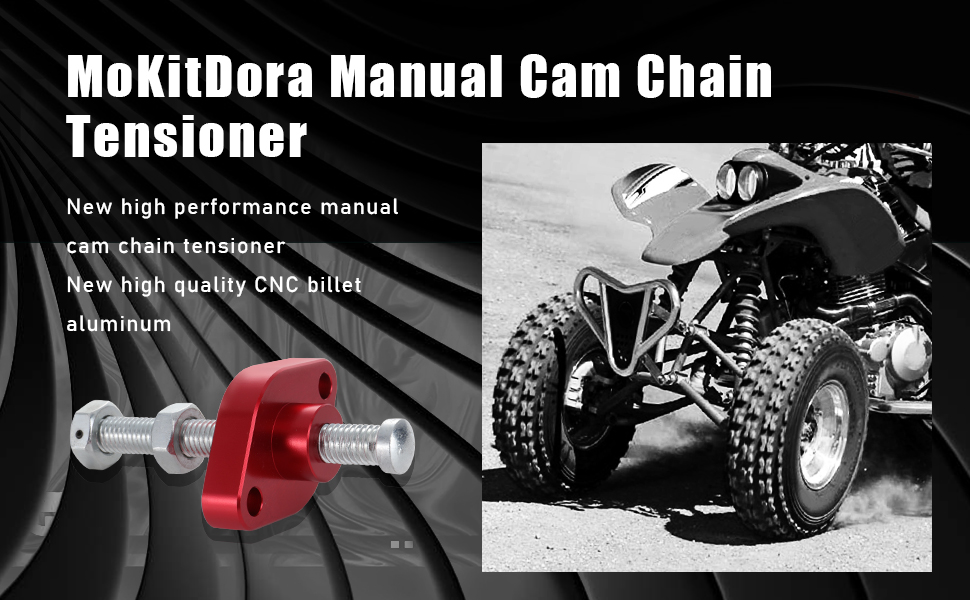 MoKitDora Manual Adjuster Timing Cam Chain Tensioner for Honda TRX 400EX TRX 450R