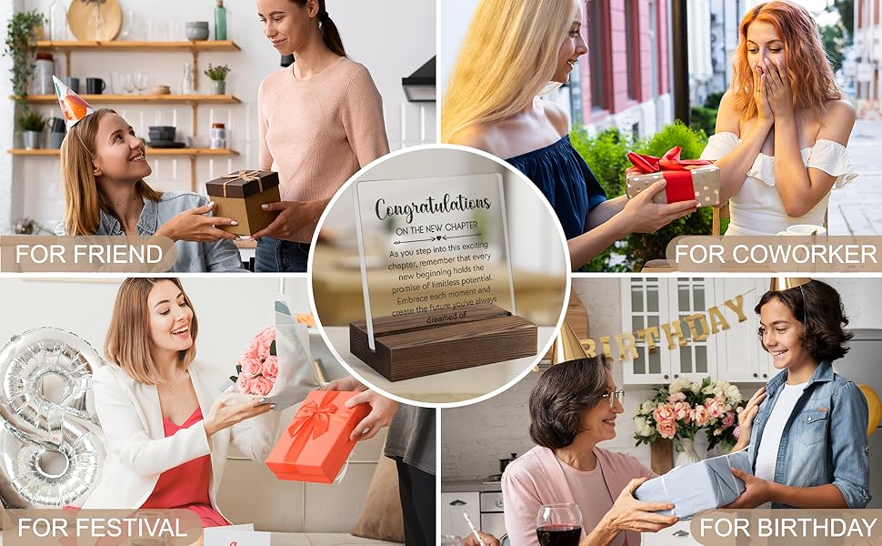 Acrylic Plaque Suitable for Birthday Christmas Thanksgiving Halloween