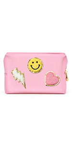 Preppy Patch Cosmetic Toiletry Bag