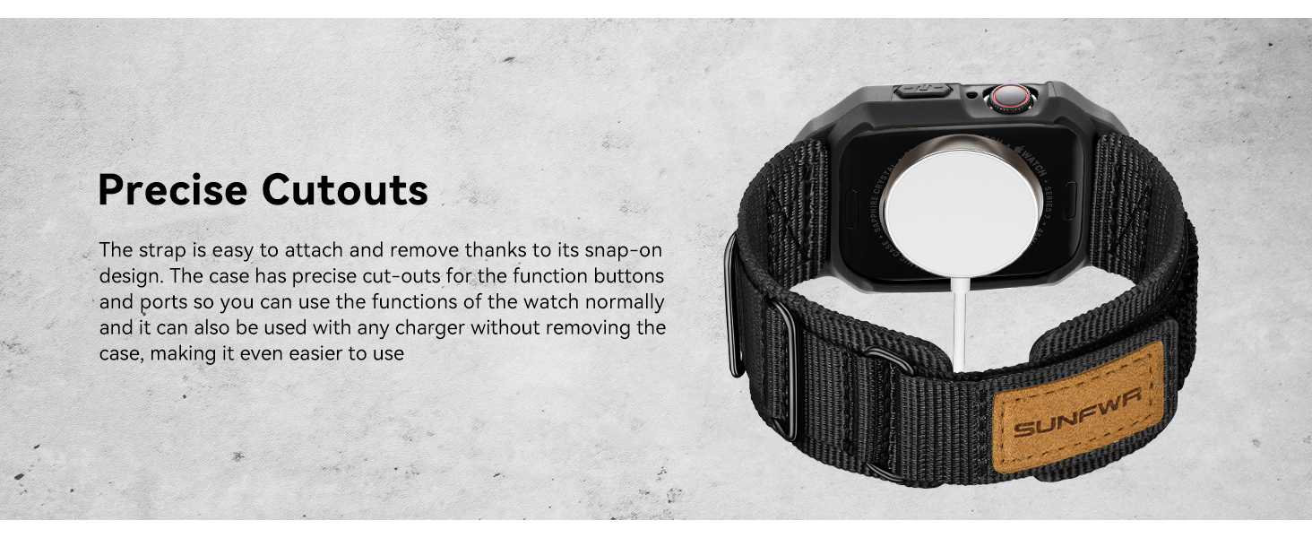 apple watch band with case