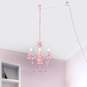 plug in chandelier