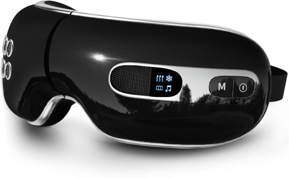 eye massager with heat and cooling